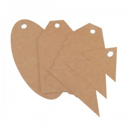 Cardboard Labels 4 units 