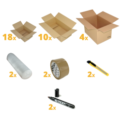 Removal Pack for 2 Bedrooms