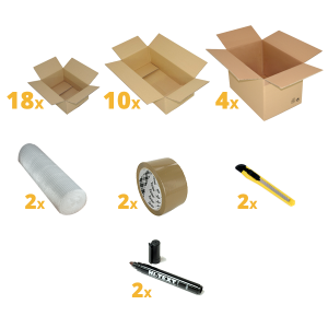 Removal Pack for 2 Bedrooms