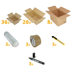 Removal Pack for 3 bedrooms