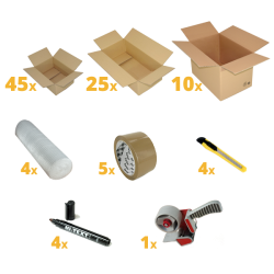 Removal Pack for 4 Bedrooms