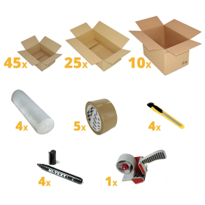 Removal Pack for 4 Bedrooms